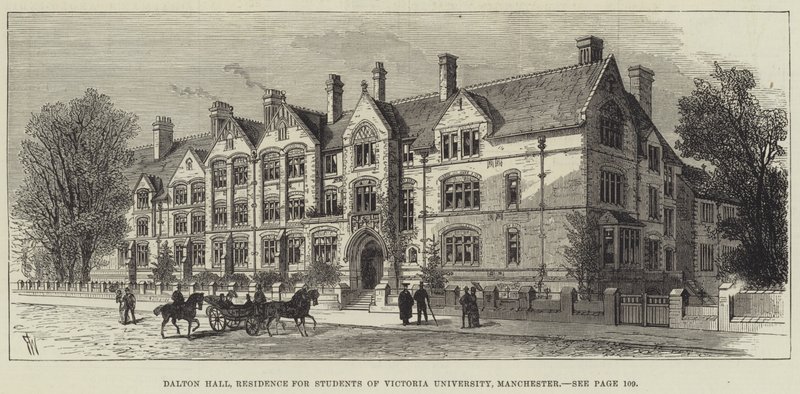 Dalton Hall, residência para estudantes da Universidade de Victoria, Manchester de Frank Watkins