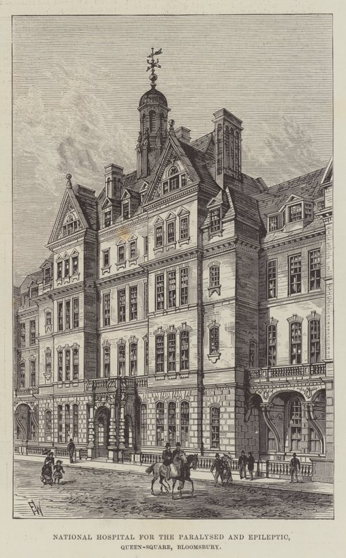 Hospital Nacional para o Paralisado e Epiléptico, Queen-Square, Bloomsbury de Frank Watkins
