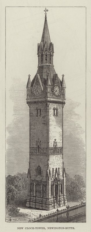 Nova Torre do Relógio, Newington-Butts de Frank Watkins