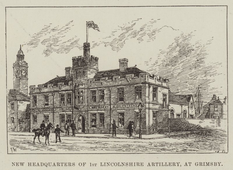 Nova sede da 1ª Artilharia de Lincolnshire, em Grimsby de Frank Watkins