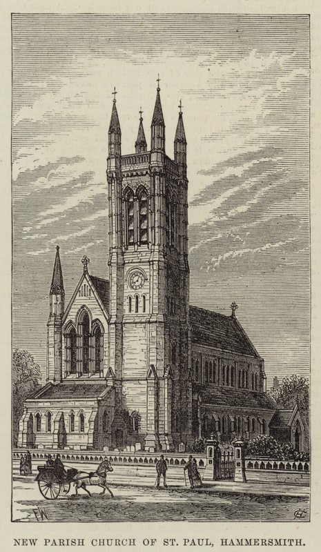 Nova Igreja Paroquial de São Paulo, Hammersmith de Frank Watkins