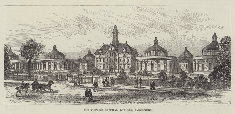 O Hospital Victoria, Burnley, Lancashire de Frank Watkins