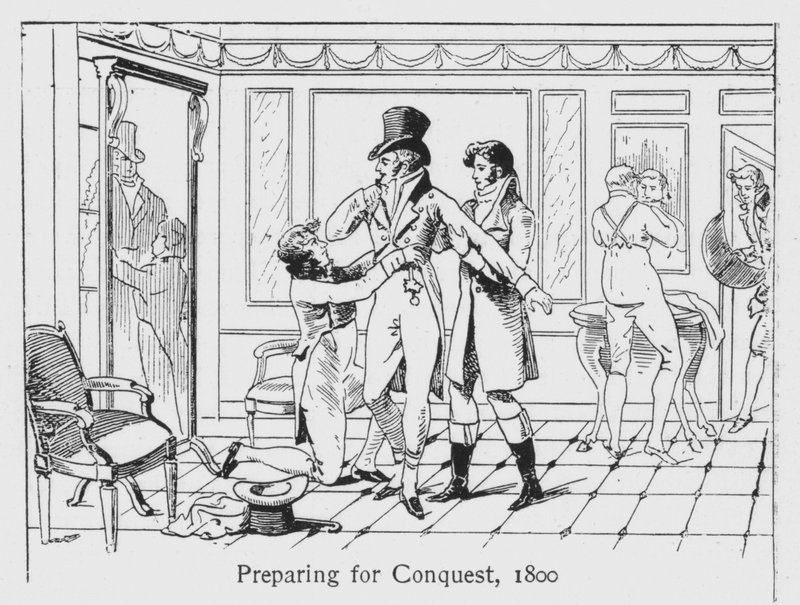 Preparando-se para a Conquista, 1800 de François Courboin