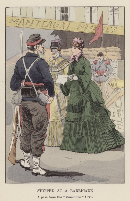 Parou em uma barricada, um passe da Comuna de 1871 de François Courboin