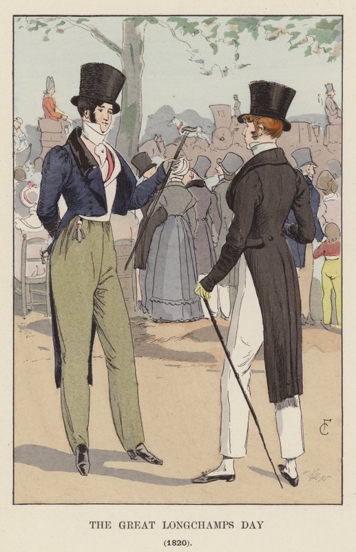 O Grande Dia De Longchamps, 1820 de François Courboin