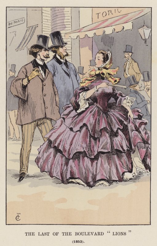 O último dos leões do Boulevard, 1853 de François Courboin
