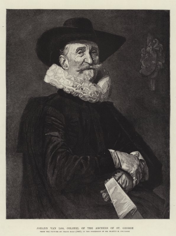 Johann van Loo, Coronel dos Arqueiros de São Jorge de Frans Hals
