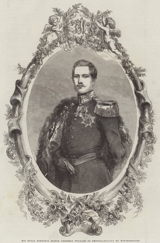 Sua Alteza Real o Príncipe Frederico Guilherme da Prússia de Franz Xaver Winterhalter