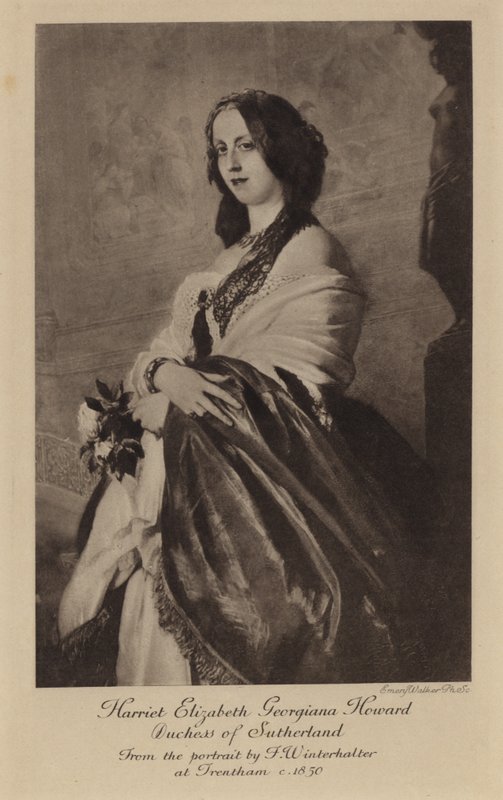 Lady Harriet Elizabeth Georgiana Howard (gravura) de Franz Xaver Winterhalter
