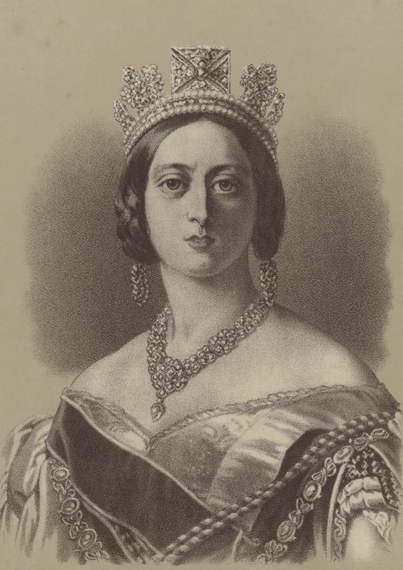 rainha Victoria de Franz Xaver after Winterhalter
