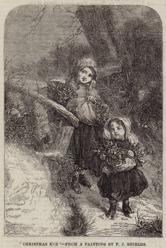 véspera de Natal de Frederic James Shields