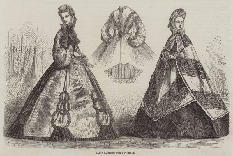 Paris moda para novembro de Frederic Theodore Lix