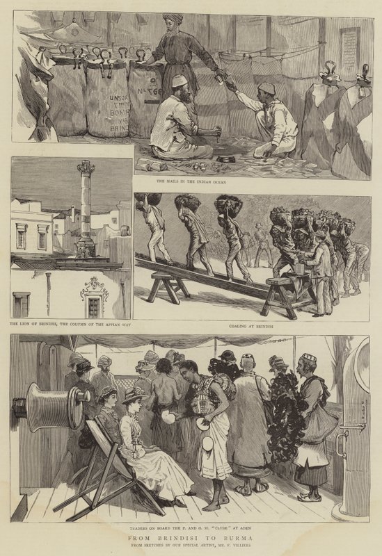 De Brindisi a Birmânia de Frederic Villiers