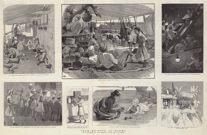De Brindisi a Birmânia de Frederic Villiers