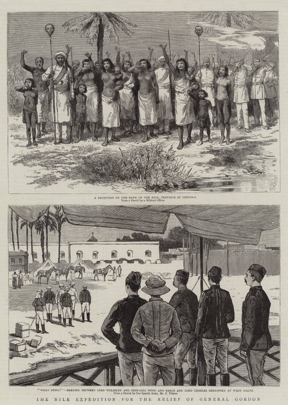 A Expedição do Nilo para o Socorro do General Gordon de Frederic Villiers