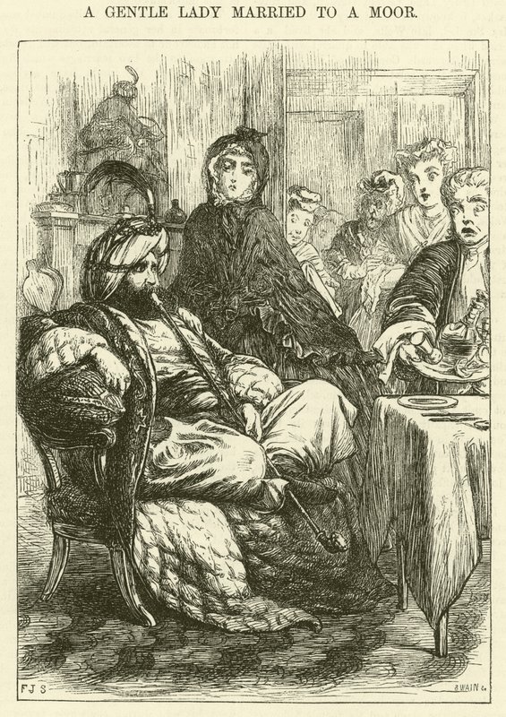 Uma Senhora Casada com um Mouro (gravura) de Frederic James Shields