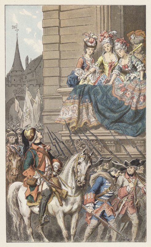 Dragão bonito (cor litho) de Frederic Theodore (after) Lix