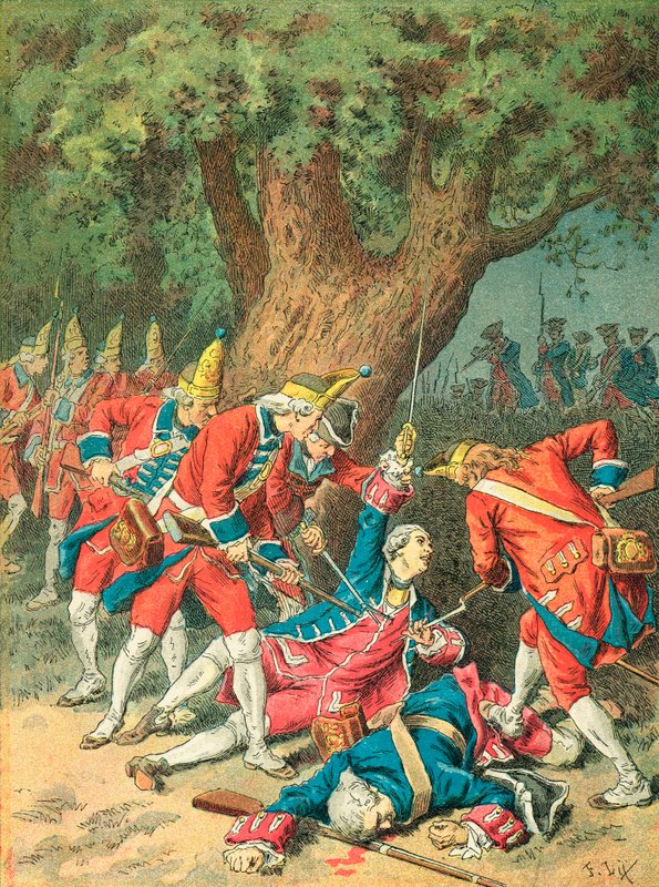 Morte do Chevalier D &39;Assas de Frederic Theodore Lix
