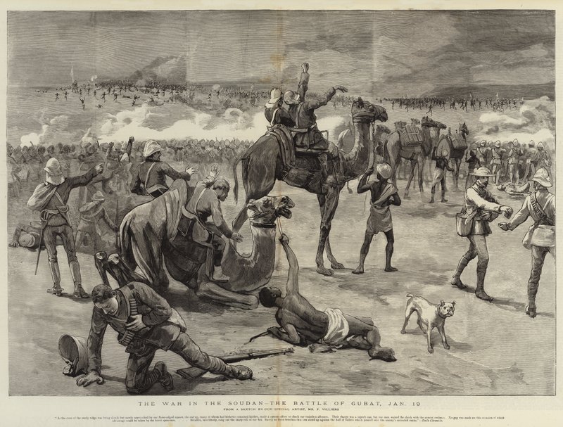 A guerra no Sudão, a batalha de Gubat, 19 de janeiro de Frederic Villiers