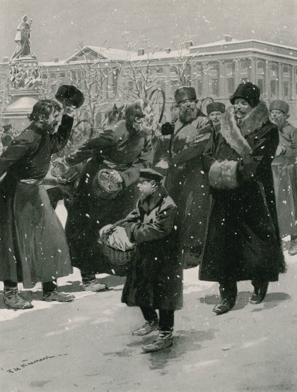 Cocheiros da Nevsky Prospect de Frederic de Haenen