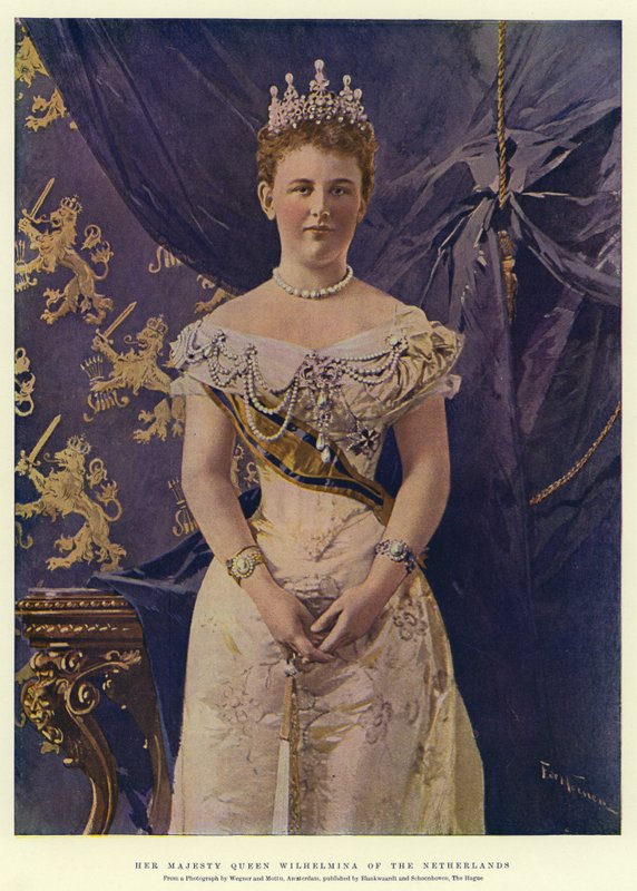 Sua Majestade a Rainha Guilhermina dos Países Baixos de Frederic de Haenen