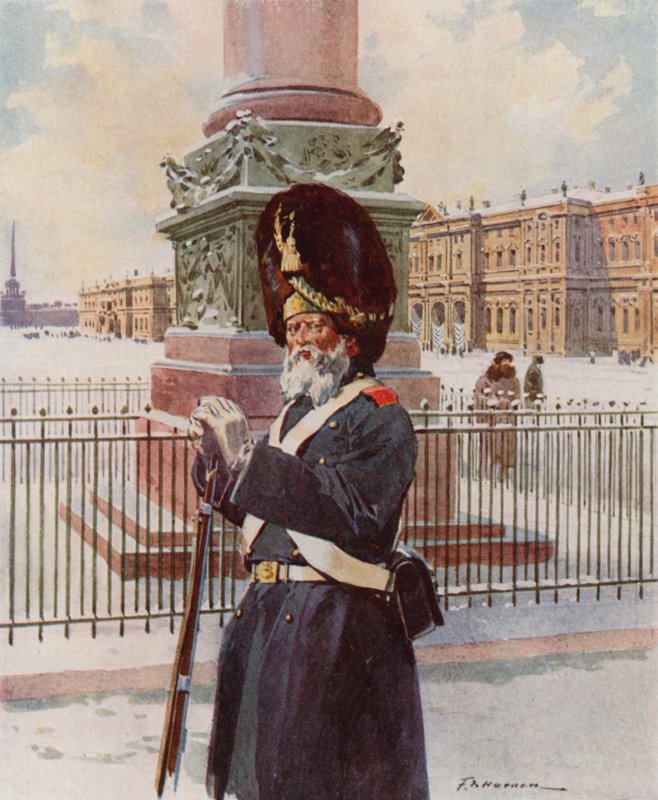 Um dos granadeiros do palácio de Frederic de Haenen