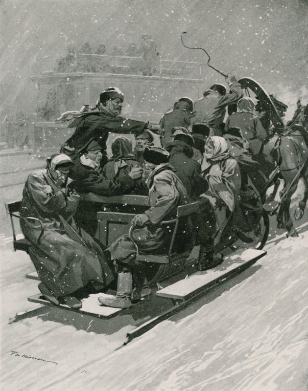 Sledge público, Halfpenny Fare de Frederic de Haenen