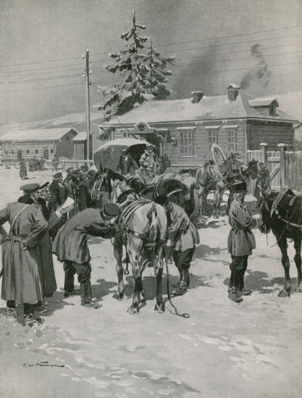 Fase de pós-cavalos nos Urais de Frederic de Haenen