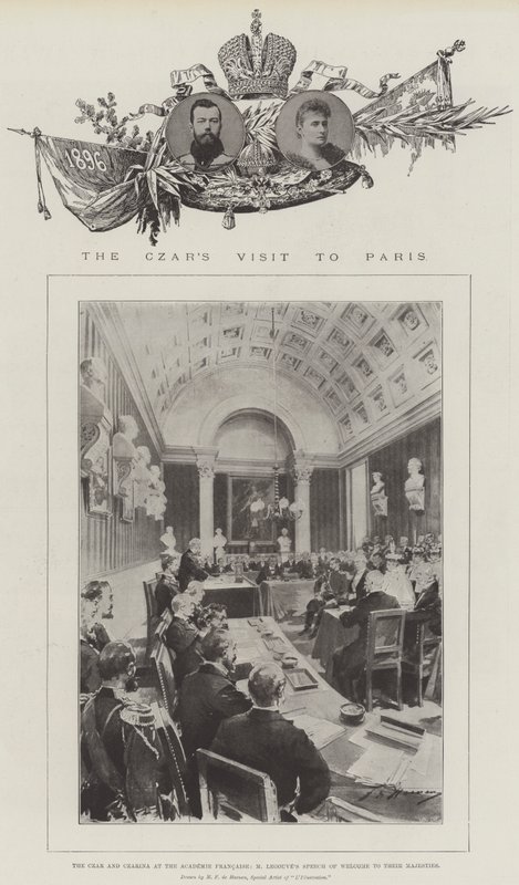 A visita do czar a Paris de Frederic de Haenen