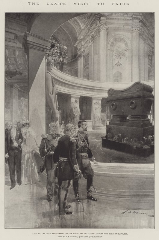 A visita do czar a Paris de Frederic de Haenen