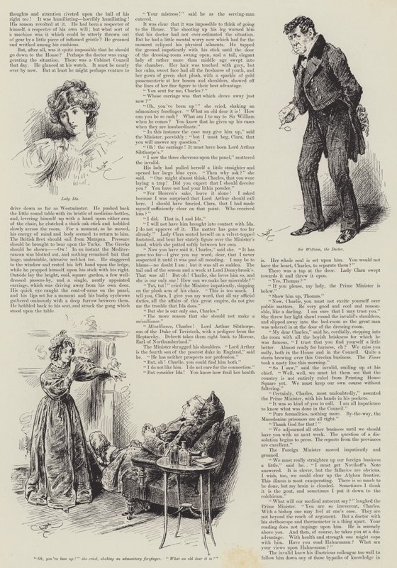 Uma questão de diplomacia, por Arthur Conan Doyle de Frederick Barnard