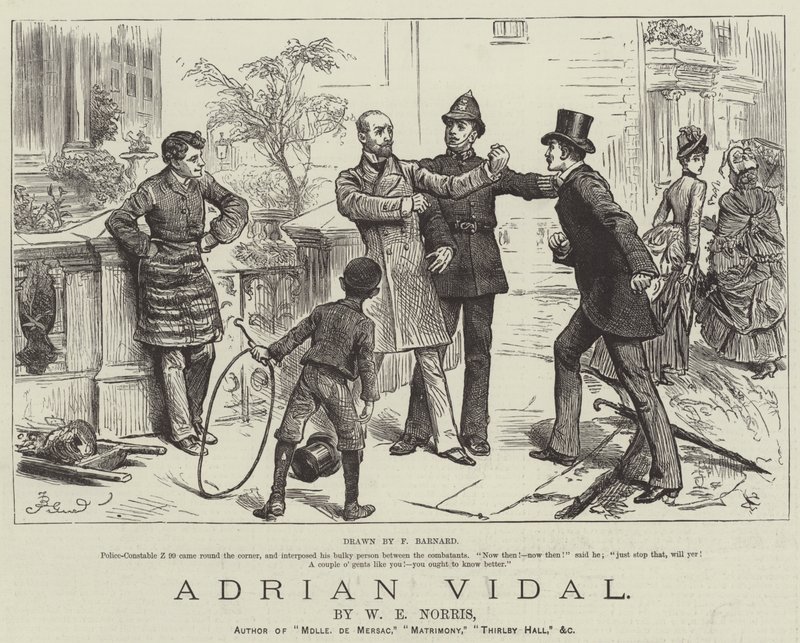 Adrian Vidal, por WE Norris de Frederick Barnard