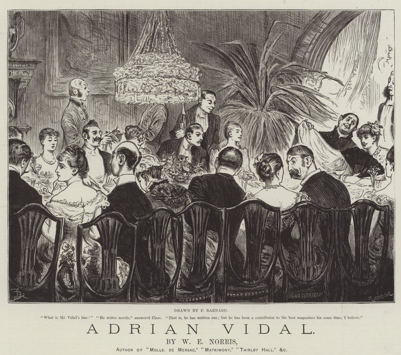 Adrian Vidal, por WE Norris de Frederick Barnard
