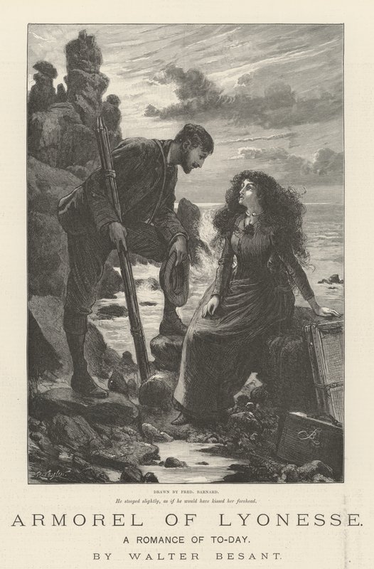 Armorel de Lyonesse, um romance de hoje, de Walter Besant de Frederick Barnard