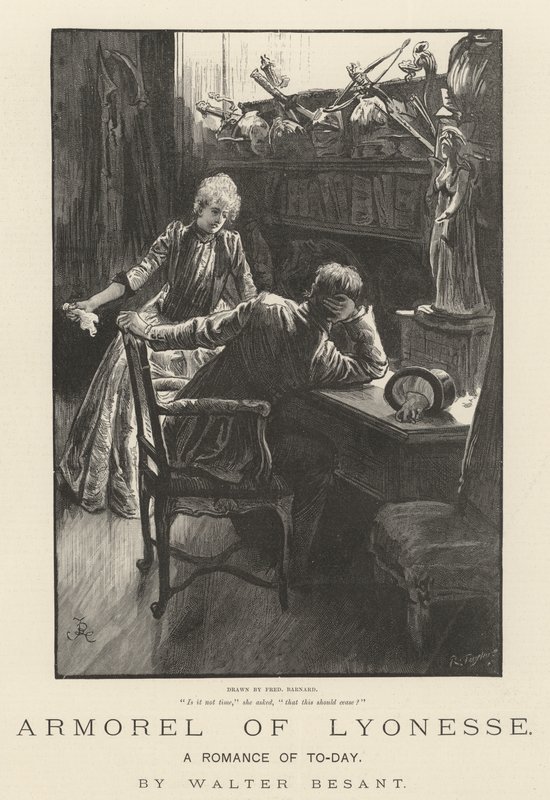 Armorel de Lyonesse, um romance de hoje, de Walter Besant de Frederick Barnard