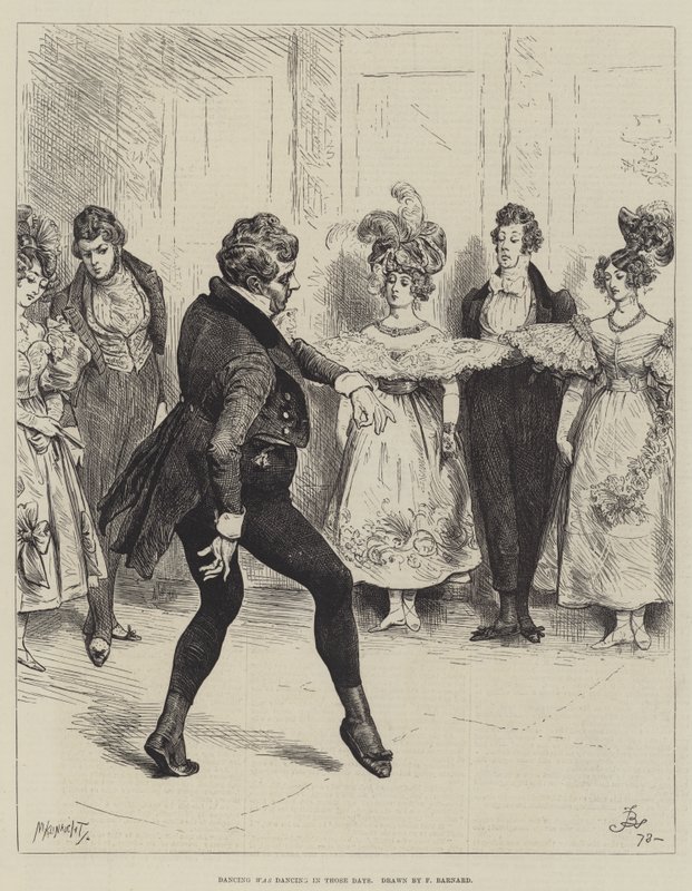 Dançar estava dançando naqueles dias de Frederick Barnard
