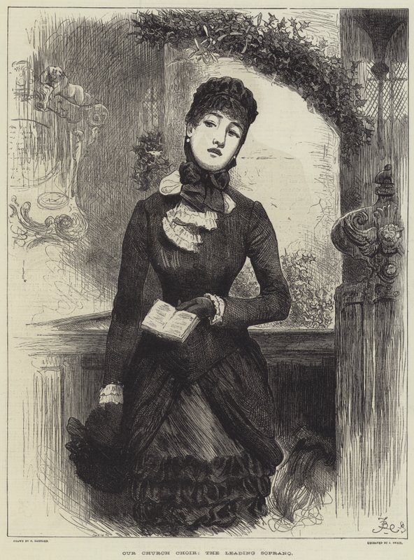 Nosso Coro da Igreja, o Soprano Líder de Frederick Barnard