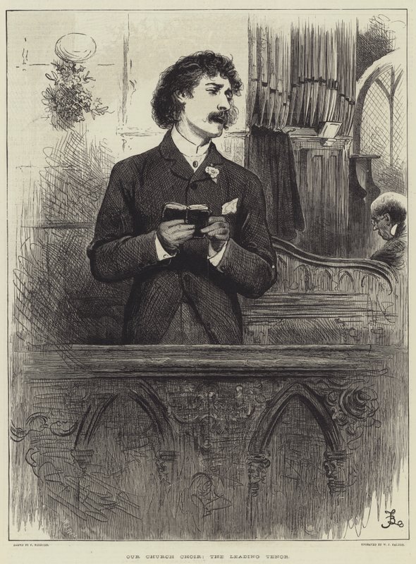 Nosso Coro da Igreja, o principal tenor de Frederick Barnard