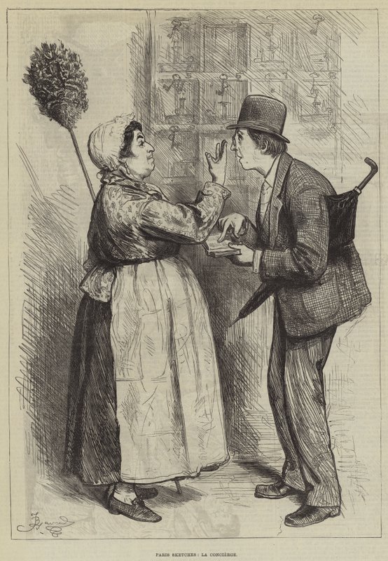 Esboços De Paris, O Porteiro de Frederick Barnard