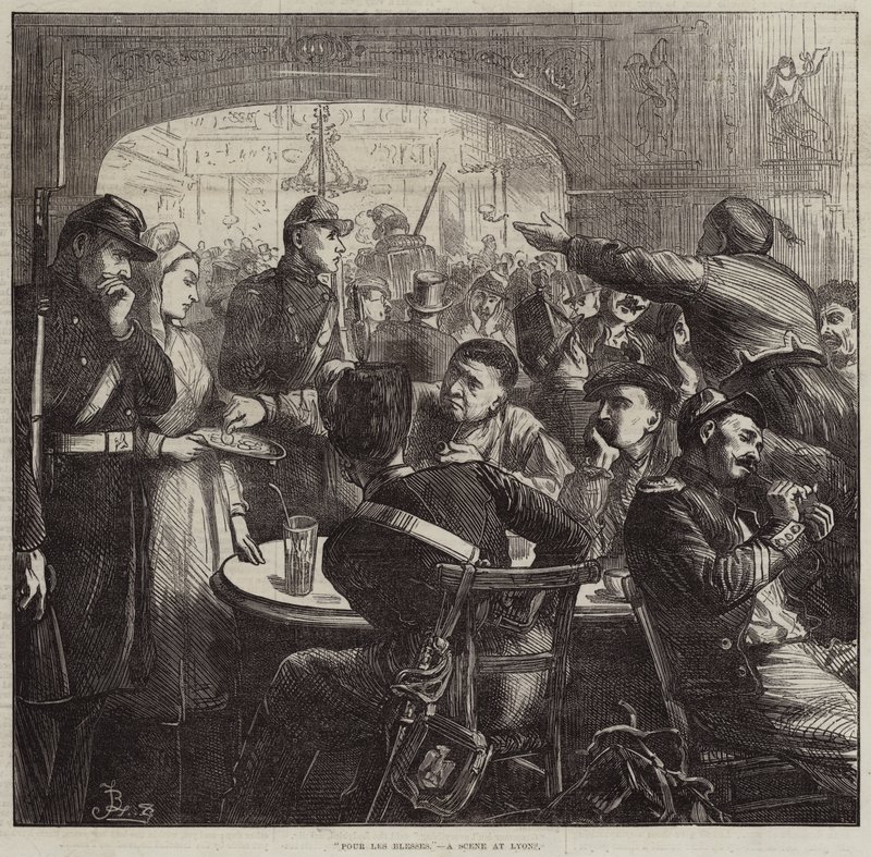 Para os abençoados, uma cena em Lyon de Frederick Barnard