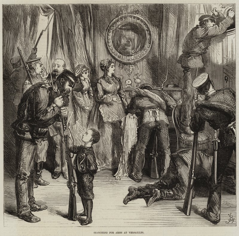Procurando por armas em Versalhes de Frederick Barnard