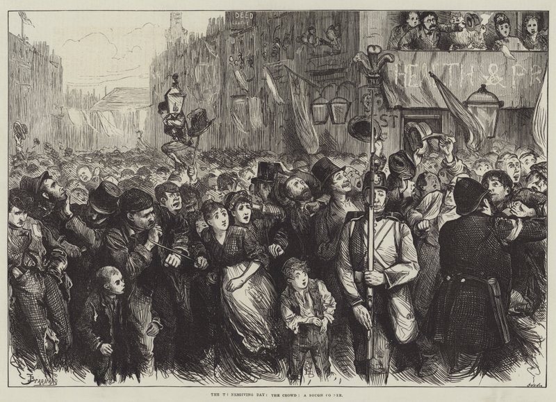 O Dia De Ação De Graças, A Multidão, Um Canto Rude de Frederick Barnard