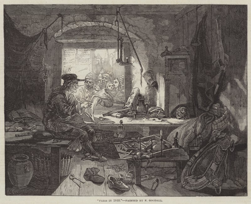 Paris em 1848 de Frederick Goodall
