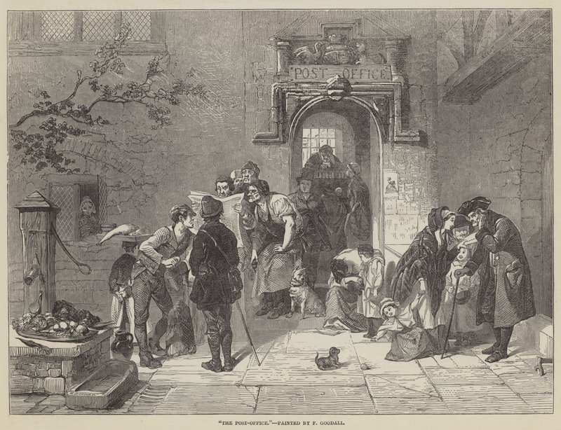 A agência dos Correios de Frederick Goodall