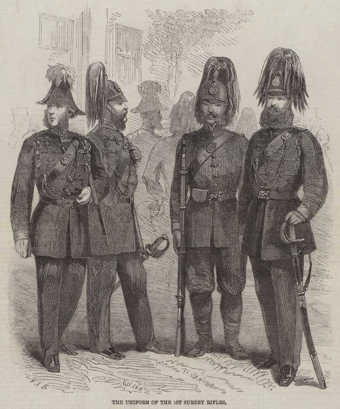 O Uniforme do 1º Surrey Rifles de Frederick John Skill