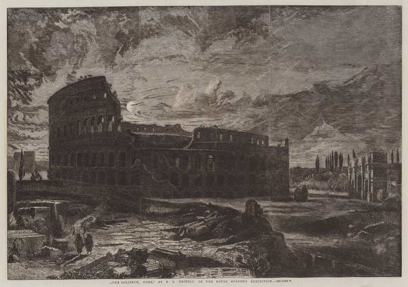 O Coliseu, Roma de Frederick Lee Bridell