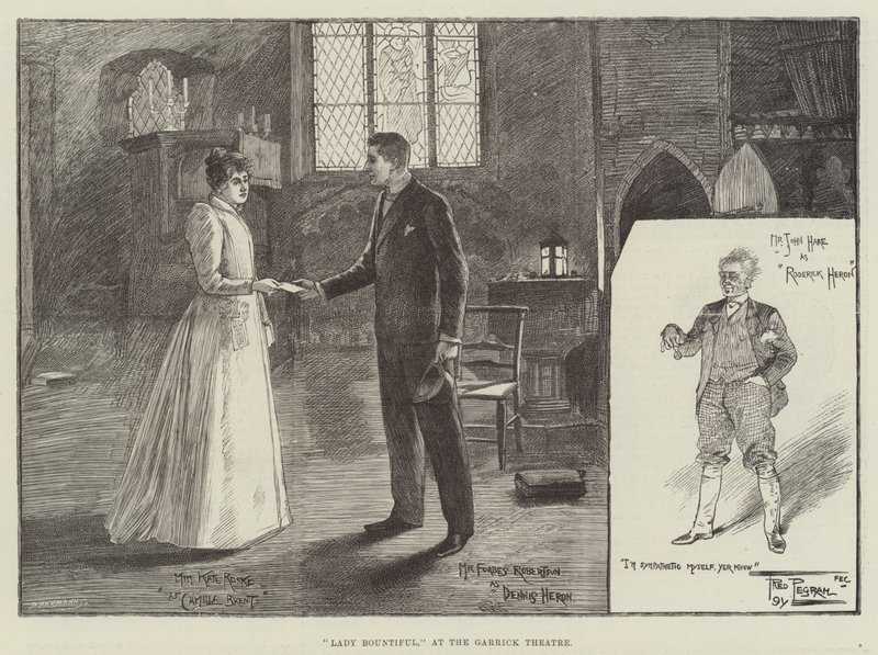 Lady Bountiful, no Garrick Theatre de Frederick Pegram
