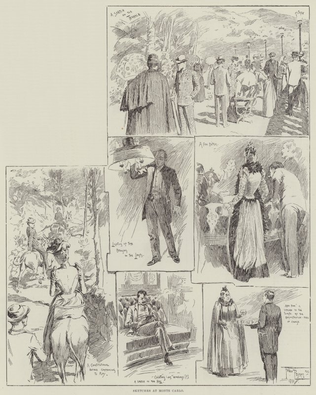 Esboços e Monte Carlo de Frederick Pegram