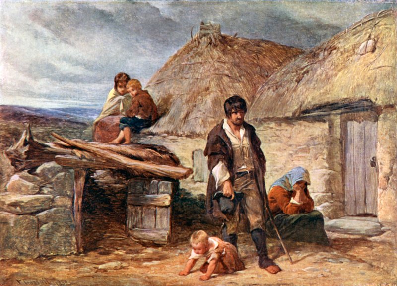 Um Despejo Irlandês de Frederick (after) Goodall