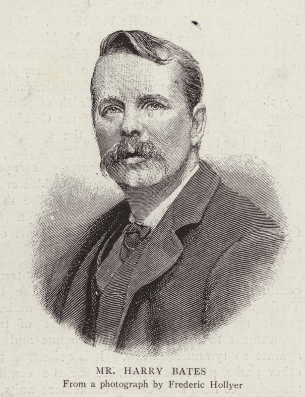 Harry Bates, escultor britânico (litho) de Frederick (after) Hollyer